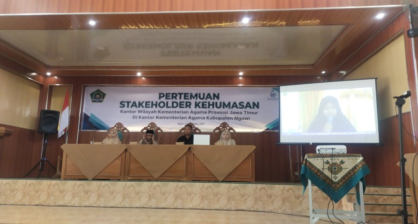 Pertemuan Stakeholder Kehumasan Di Kantor Kemenag Ngawi Dihadiri Narasumber Kanwil Kemenag Jatim