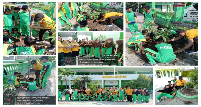 MIN 5 Ngawi Turut Sukseskan Gema Setahon