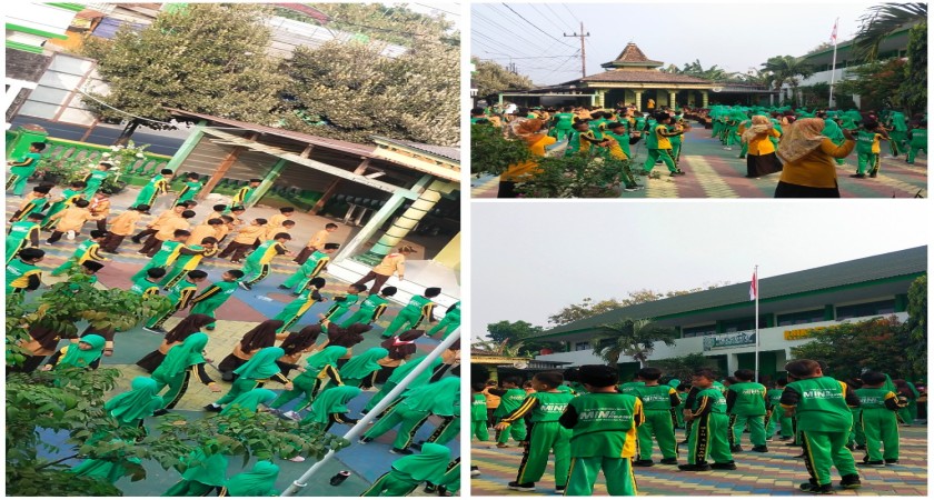 “JUMAT SEHAT, SISWA HEBAT : MIN 5 NGAWI RUTIN SENAM PAGI”
