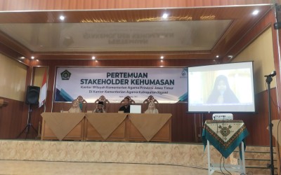 Pertemuan Stakeholder Kehumasan Di Kantor Kemenag Ngawi Dihadiri Narasumber Kanwil Kemenag Jatim