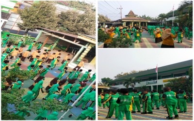 “JUMAT SEHAT, SISWA HEBAT : MIN 5 NGAWI RUTIN SENAM PAGI”